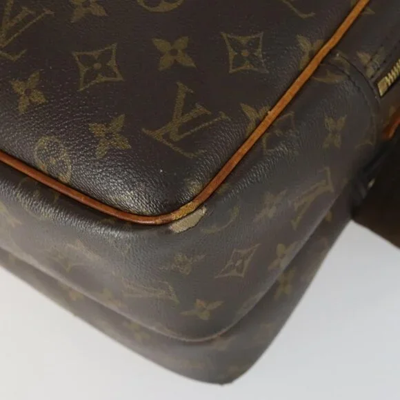 Authentic LOUIS VUITTON Monogram Reporter GM Shoulder Bag M45252 LV